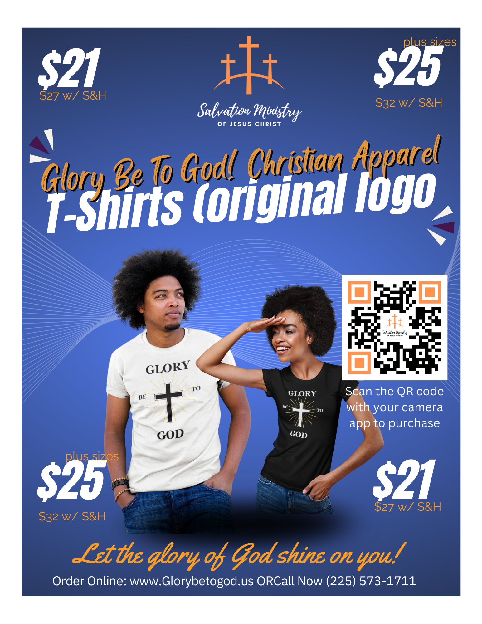 Glory Be To God! T-Shirt -Original Logo