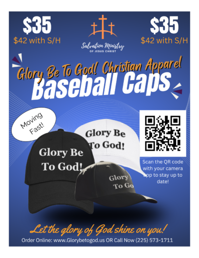 Glory Be To God - Baseball Cap